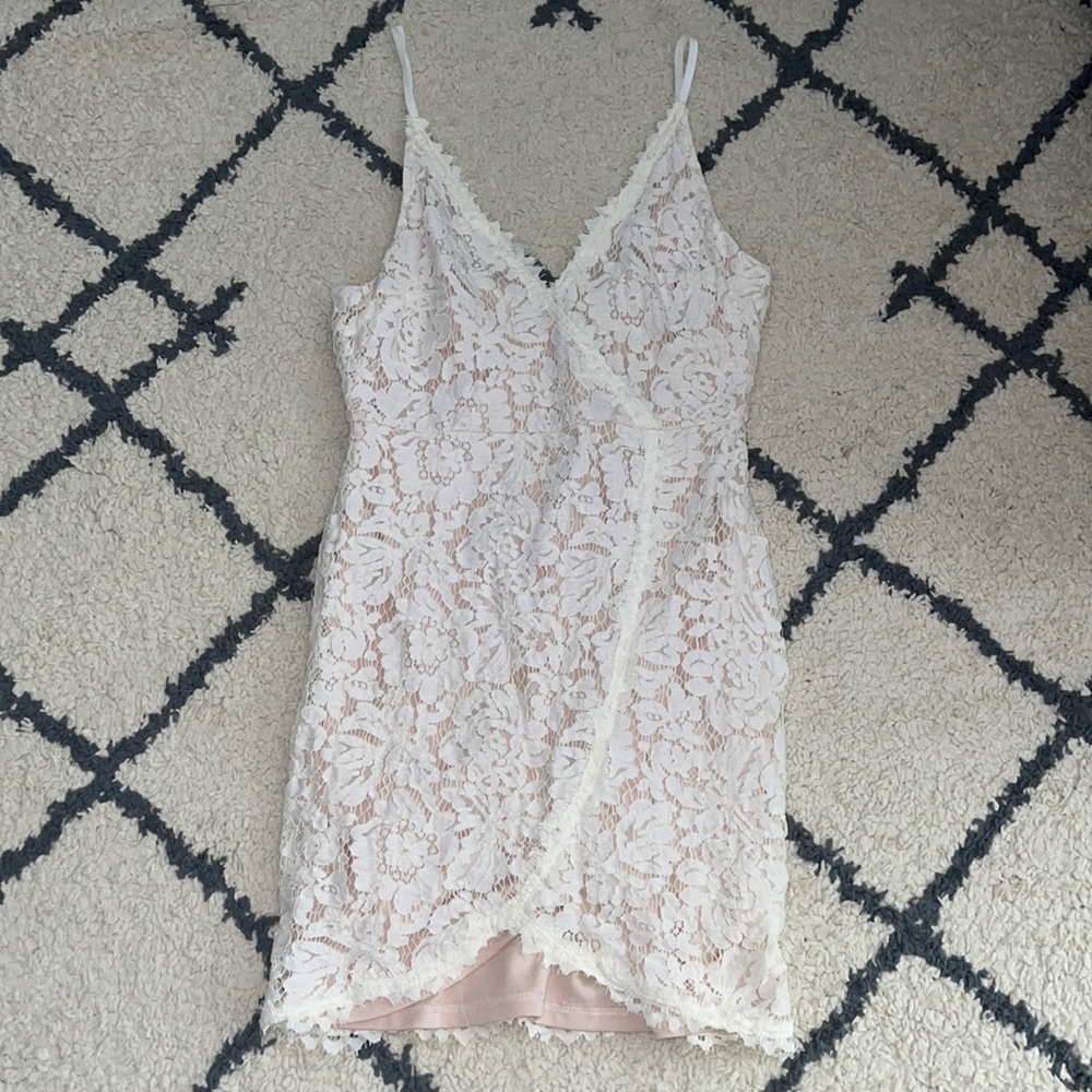 Lush lace mini dress